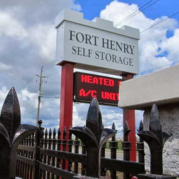 Fort Henry Self Storage signage